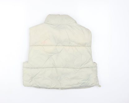 Womens UK Size M Pull & Bear Beige Gilet