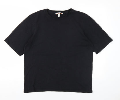 SoulCal Unisex Black T-Shirt, Size 16, Crew Neck