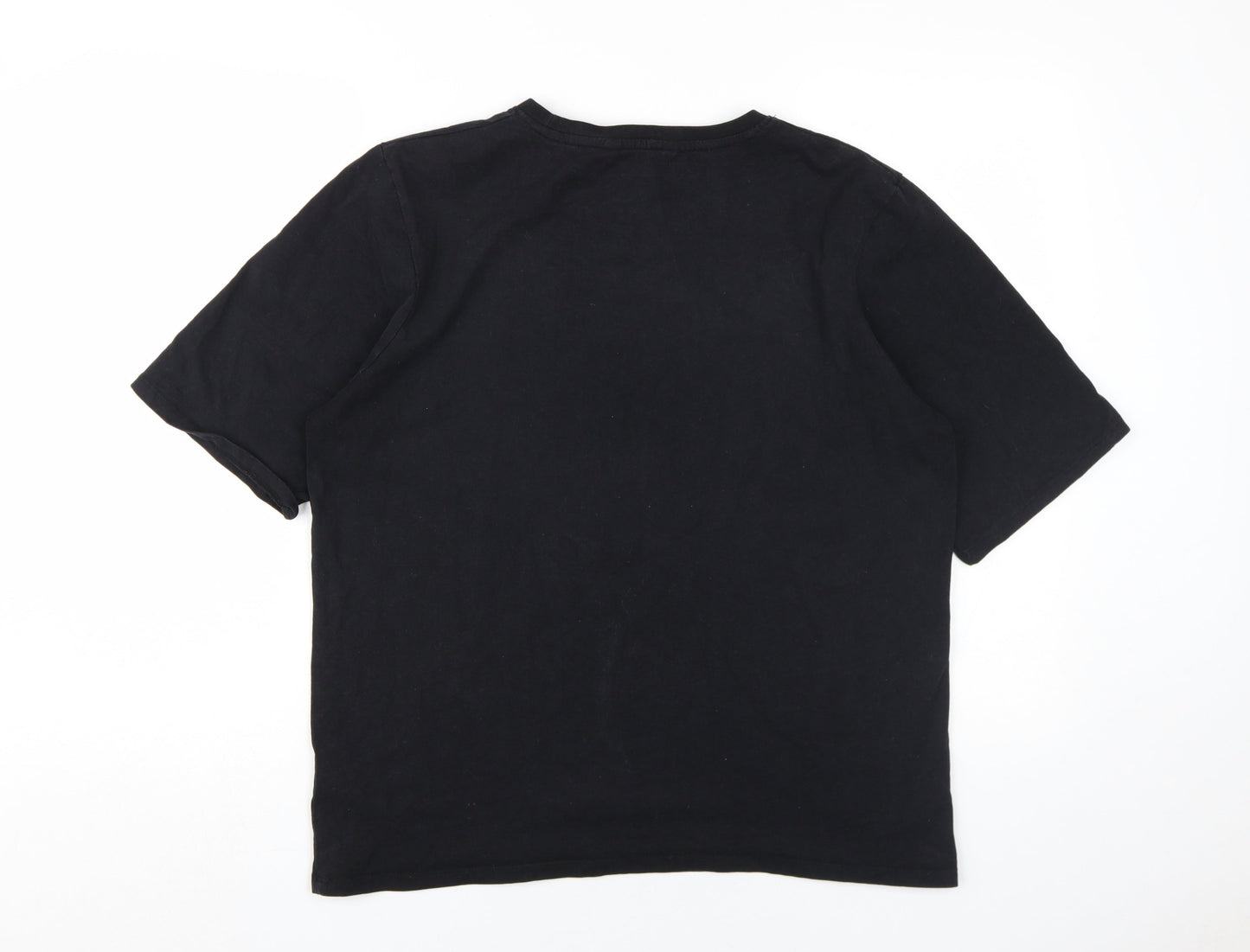 SoulCal Unisex Black T-Shirt, Size 16, Crew Neck