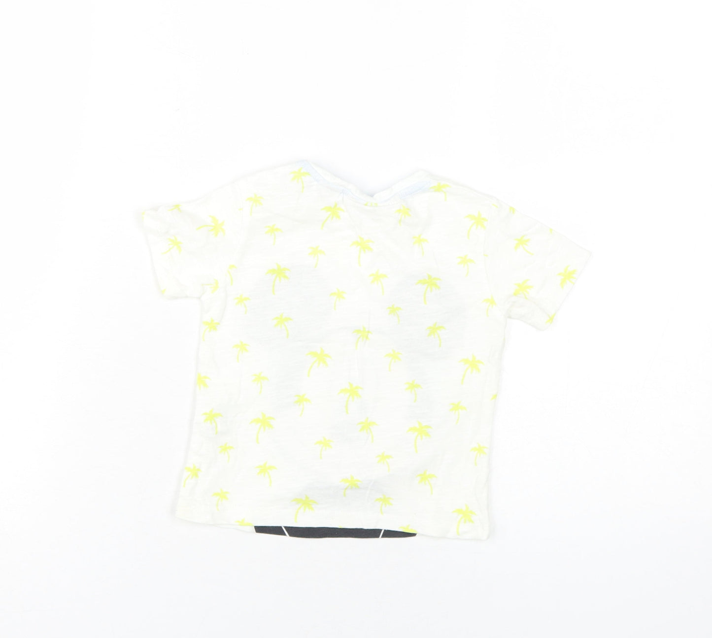 Zara Boys White Mickey Mouse T-Shirt - Size 2 Years