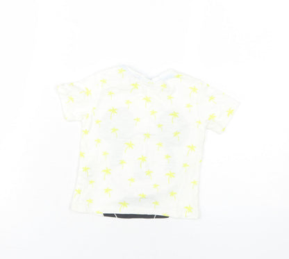 Zara Boys White Mickey Mouse T-Shirt - Size 2 Years