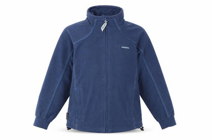 Front view of Outdoorscene unisex blue fleece jacket m