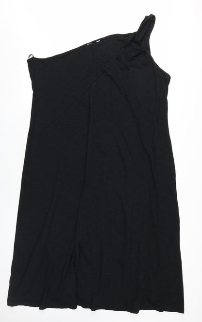 Marks and Spencer Women's Black One Shoulder Dress