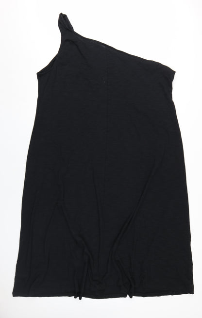 Marks and Spencer Women's Black One Shoulder Dress