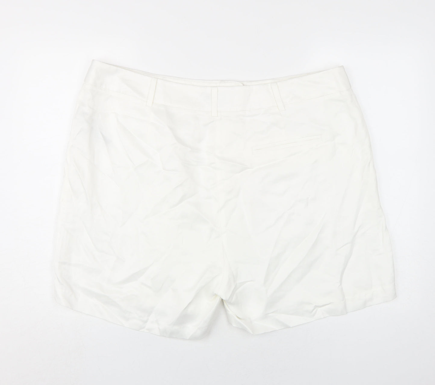 Marks and Spencer Women's White Plus Shorts