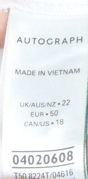 Marks and Spencer Women's White Plus Shorts