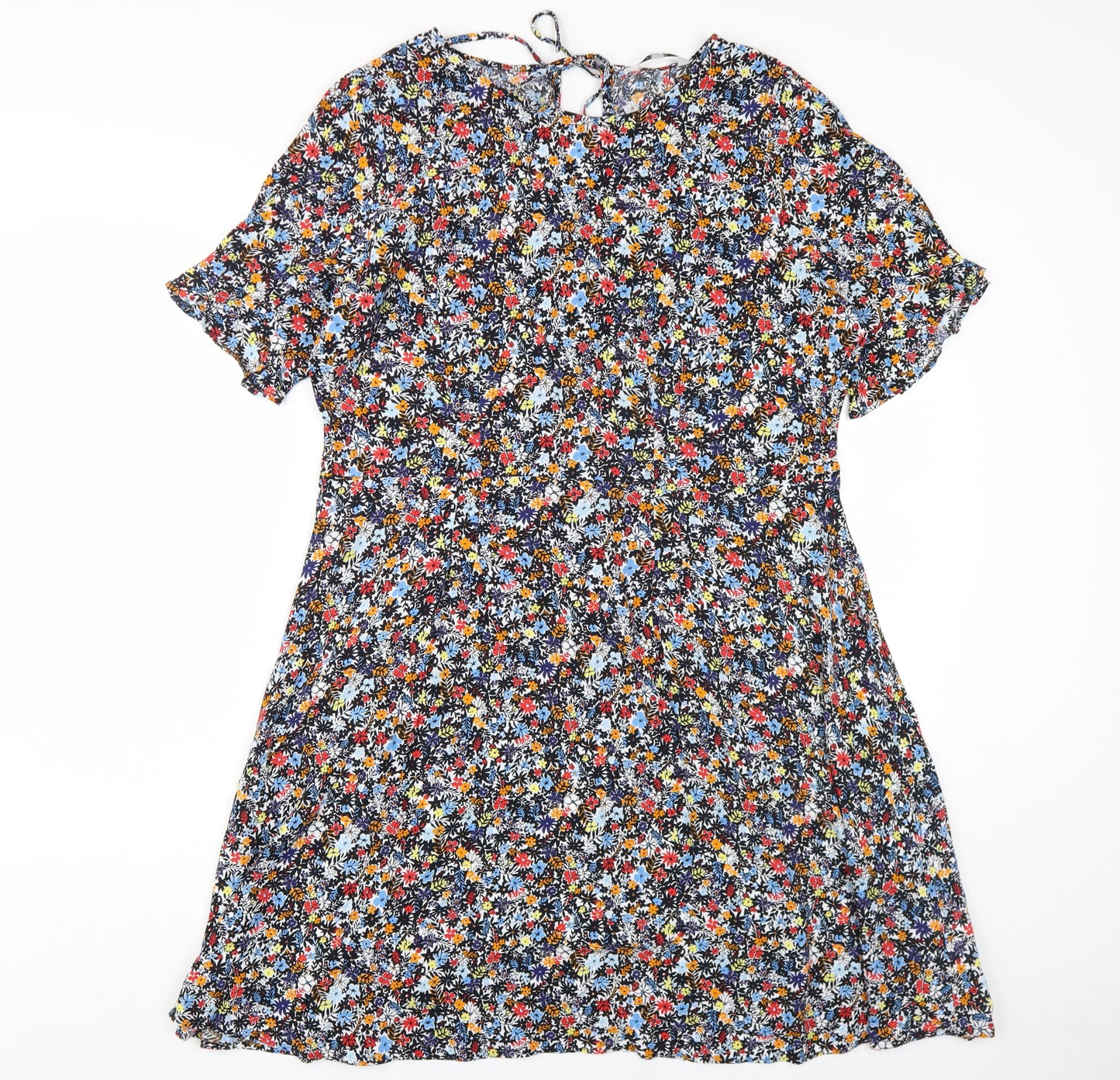 Next Women's Multicoloured Floral Shift Dress