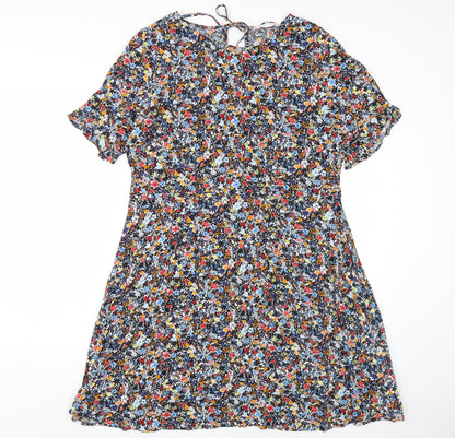 Next Women's Multicoloured Floral Shift Dress