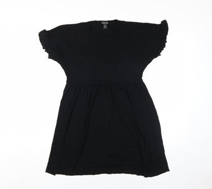 Boohoo Women's Black A-Line Dress UK 8