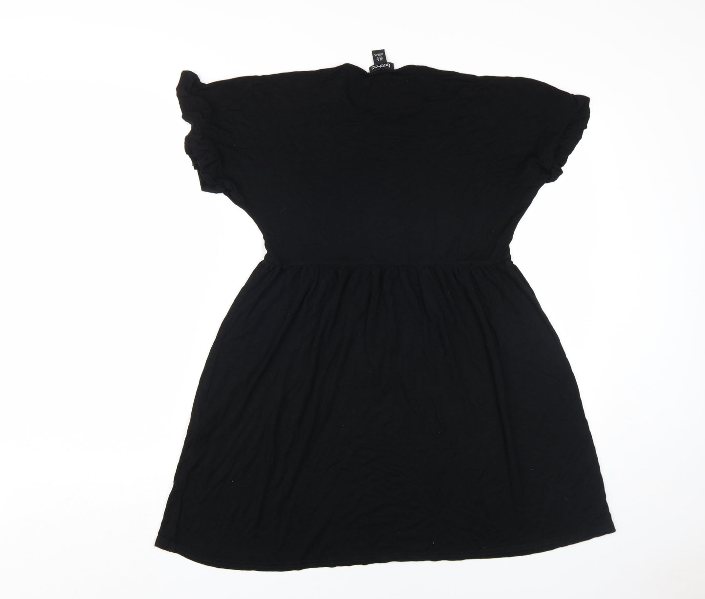 Boohoo Women's Black A-Line Dress UK 8