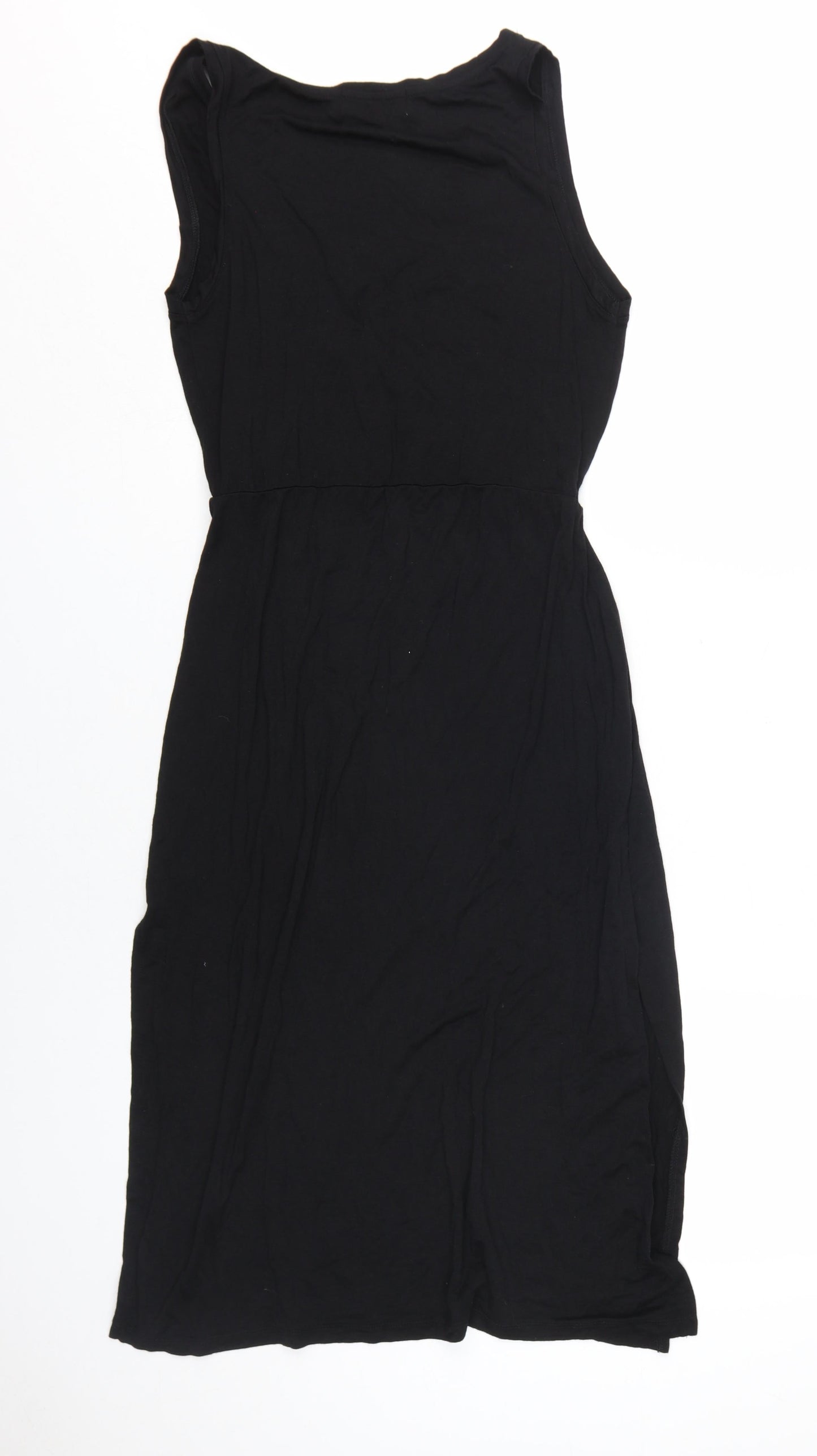 Louche Women's Black Wrap Dress Size 10 Viscose