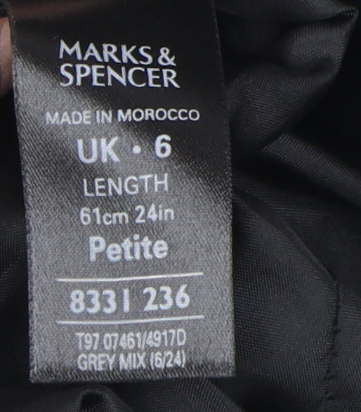 Marks and Spencer Women’s Grey Sheath Dress, Size 6 - Elegant Choice