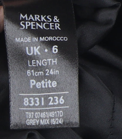 Marks and Spencer Women’s Grey Sheath Dress, Size 6 - Elegant Choice