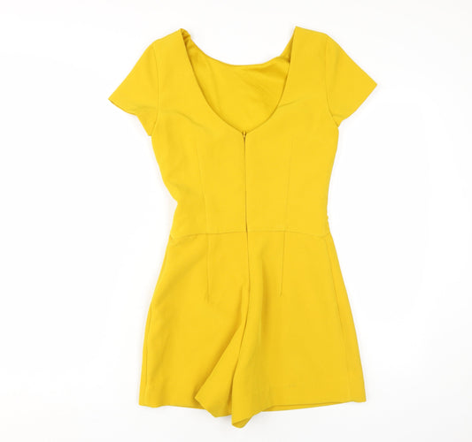 Zara Women Yellow Romper XS