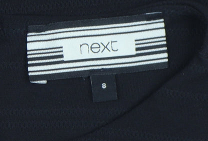 Next Women's Black Sheath Dress Size 8