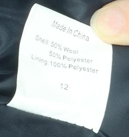 Womens UK Size 12 Evita Black Basic Jacket