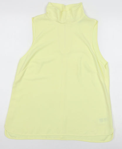 Womens UK Size 14 Coast Yellow Basic Blouse