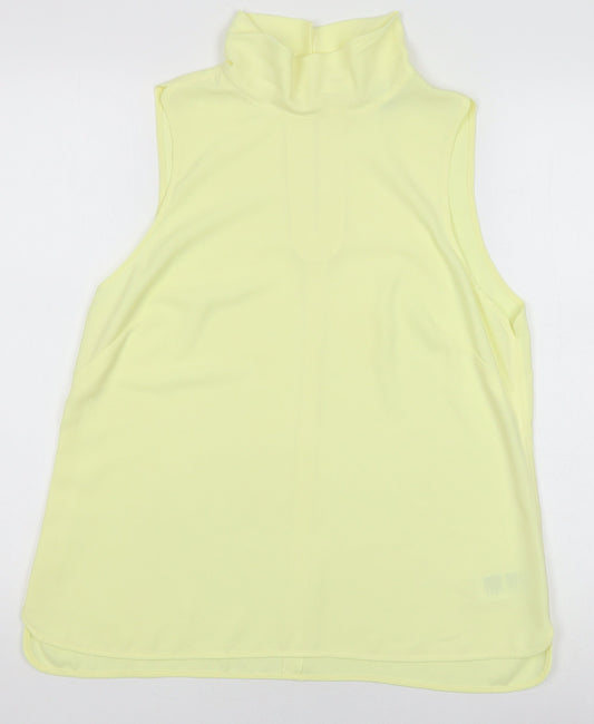 Womens UK Size 14 Coast Yellow Basic Blouse