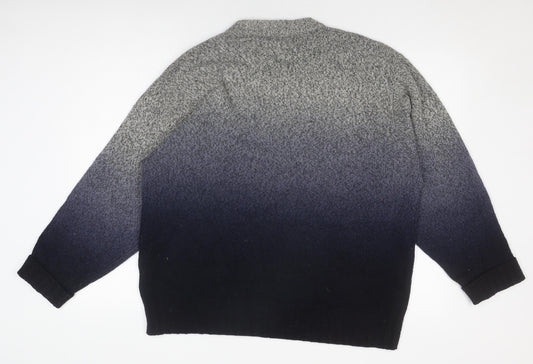 Mexx Men's Grey XL V-Neck Jumper