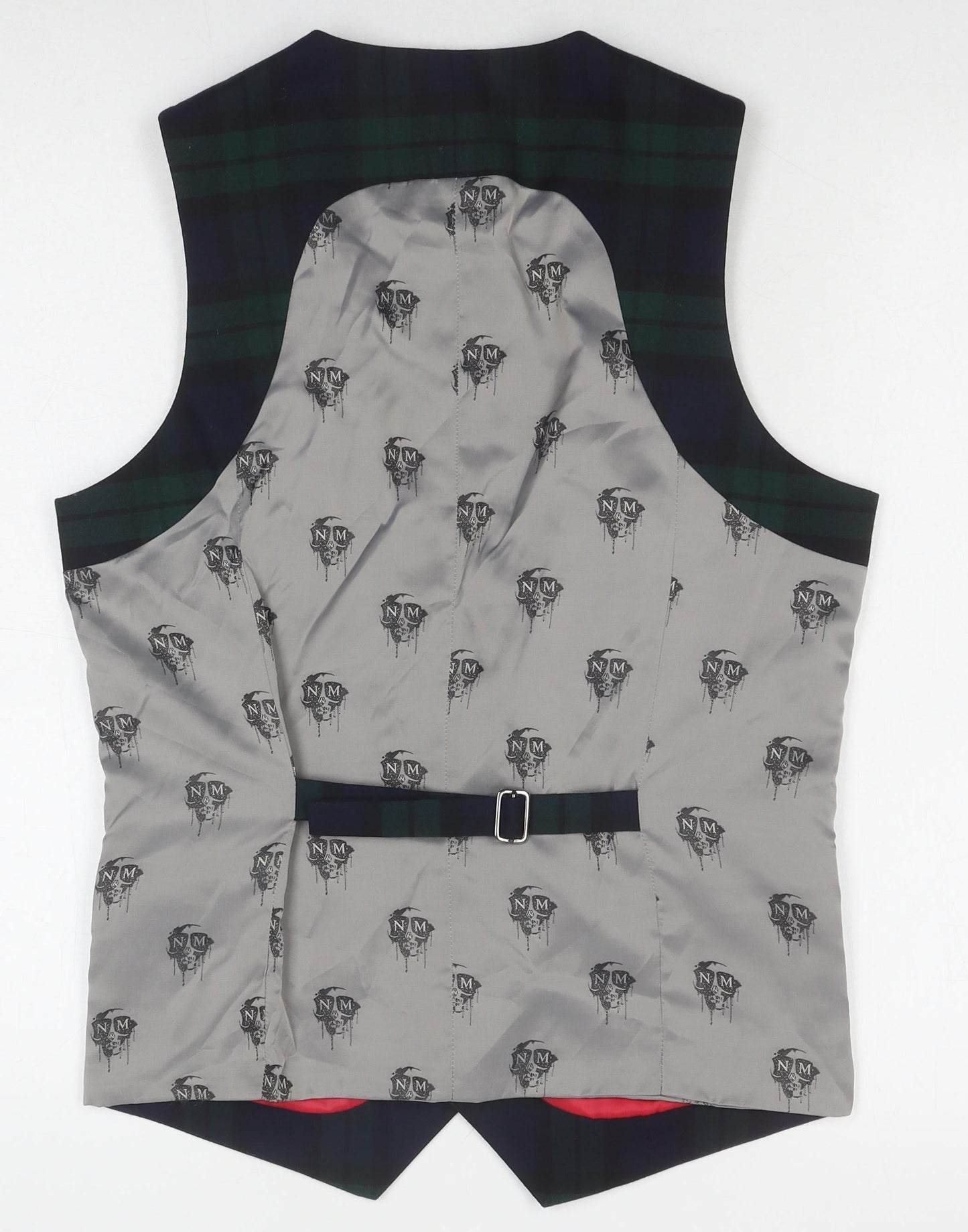 Mens UK Size 38 Noose & Monkey Multicoloured Waistcoat