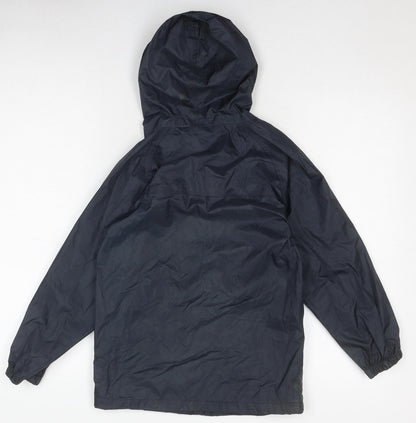 Regatta Boys Blue Windbreaker Jacket 8Y Waterproof Hooded