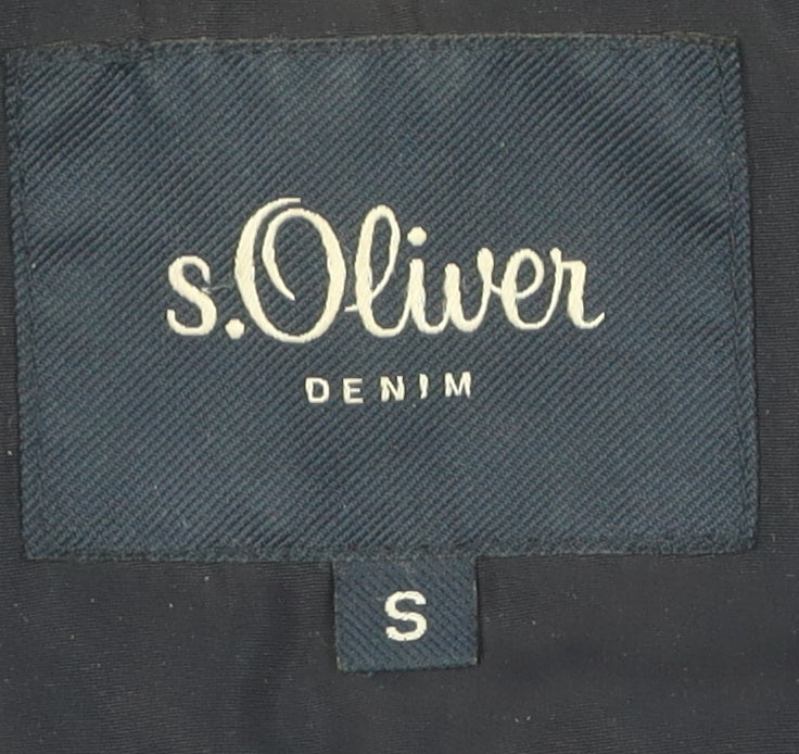 s.Oliver Women's Black Puffer Jacket Size S