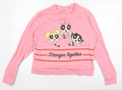 Womens UK Size 10 ASOS Pink Pullover Sweatshirt
