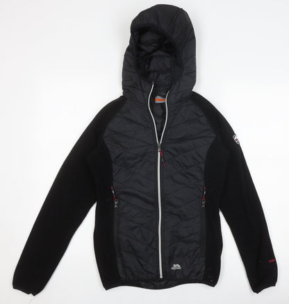 Womens UK Size XS Trespass Black Puffer Jacket
