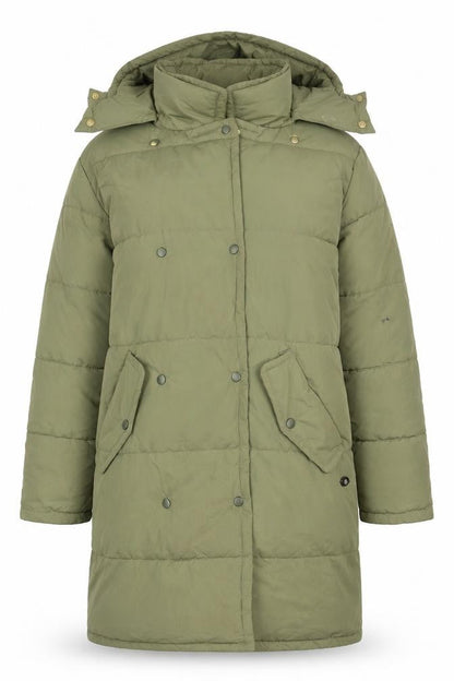 Scotch & Soda Women's Green Puffer Jacket Size 14