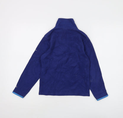 Trespass Boys Blue 1/4 Zip Fleece Sweatshirt 7-8 Years
