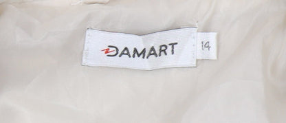 Damart Women's Beige Basic Jacket Size 14 - Classic
