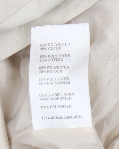 Damart Women's Beige Basic Jacket Size 14 - Classic