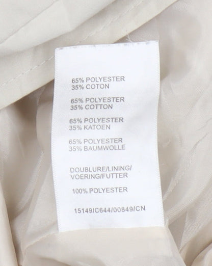 Damart Women's Beige Basic Jacket Size 14 - Classic