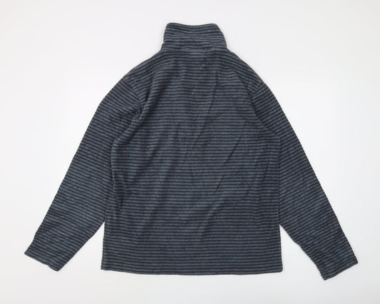 Mens UK Size M Craghoppers Blue 1/4 Zip Sweatshirt