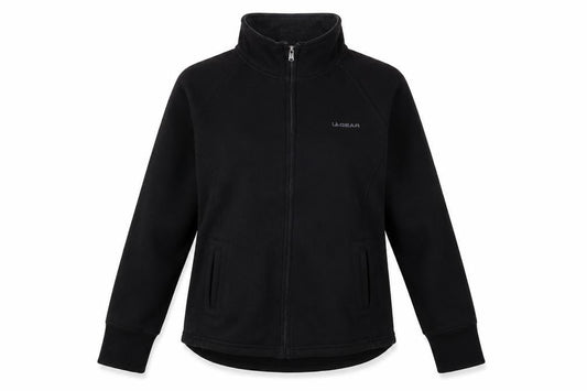 Womens UK Size 14 LA Gear Black Full Zip Sweatshirt
