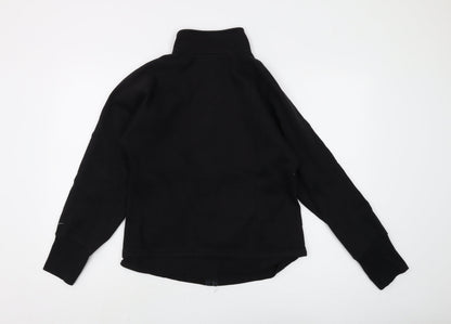 Womens UK Size 14 LA Gear Black Full Zip Sweatshirt