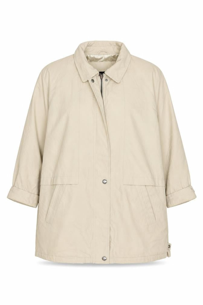 Womens UK Size 16 BHS Beige Parka Coat