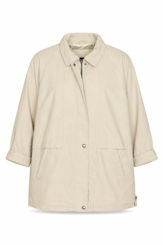 Womens UK Size 16 BHS Beige Parka Coat