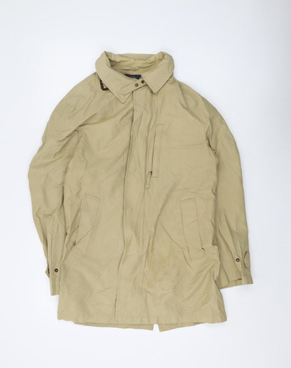 Brooks Brothers Womens Beige Mid-Length Overcoat S