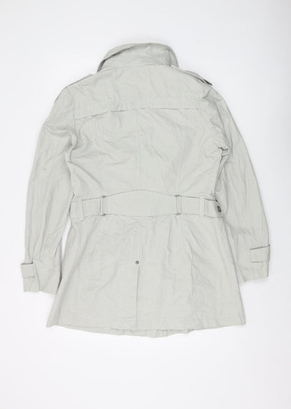 Frieda & Freddies Women's Beige Trench Coat - Size 10