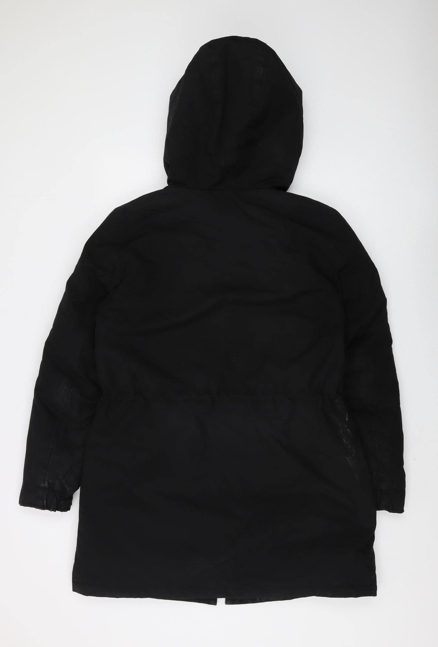 Womens UK Size M Calvin Klein Jeans Black Parka Coat