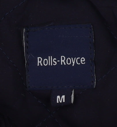 Mens UK Size M Rolls-Royce Black Parka Coat