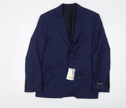 Mens UK Size 38 Jaeger Regular Blue Suit Jacket