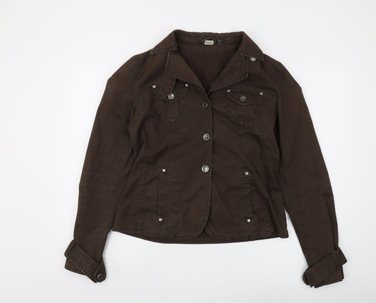 Mexx Women's Brown Casual Jacket Size 16