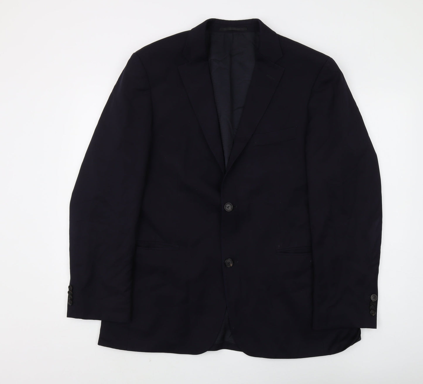 Mens UK Size 40 HUGO BOSS Regular Black Suit Jacket
