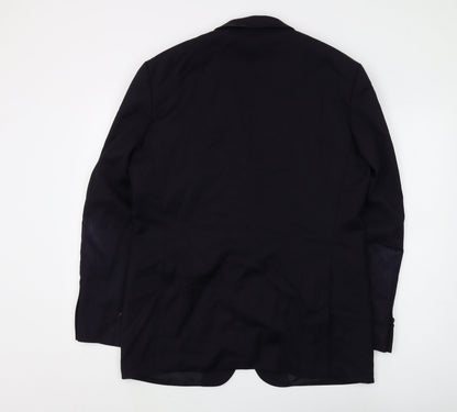 Mens UK Size 40 HUGO BOSS Regular Black Suit Jacket