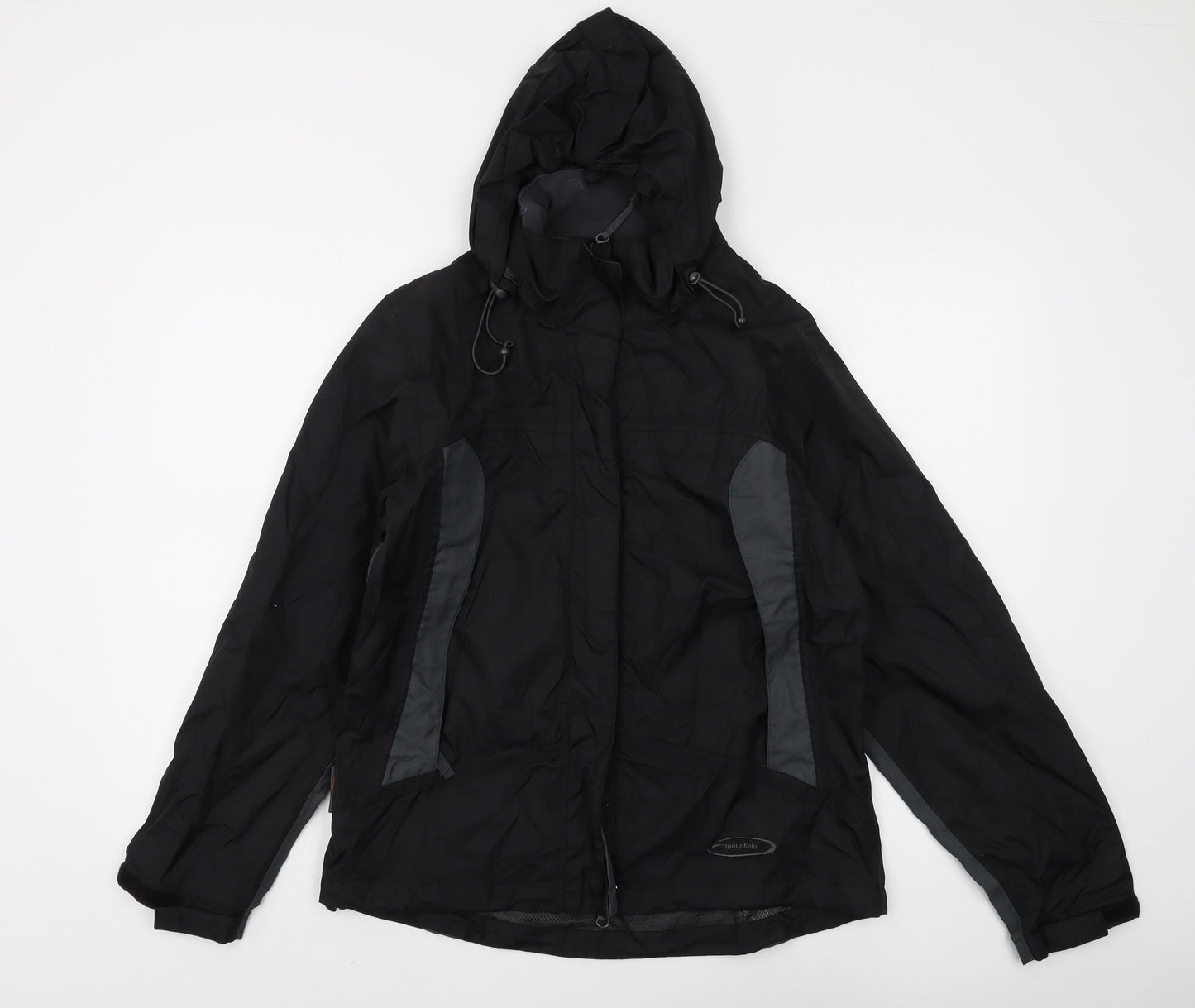 Womens UK Size 10 mountainlife Black Parka Coat