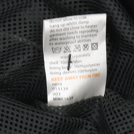 Womens UK Size 10 mountainlife Black Parka Coat