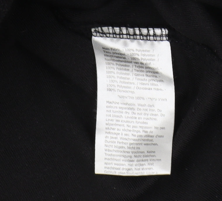 Regatta Boys Black Fleece 1/2 Zip Sweatshirt, Size L