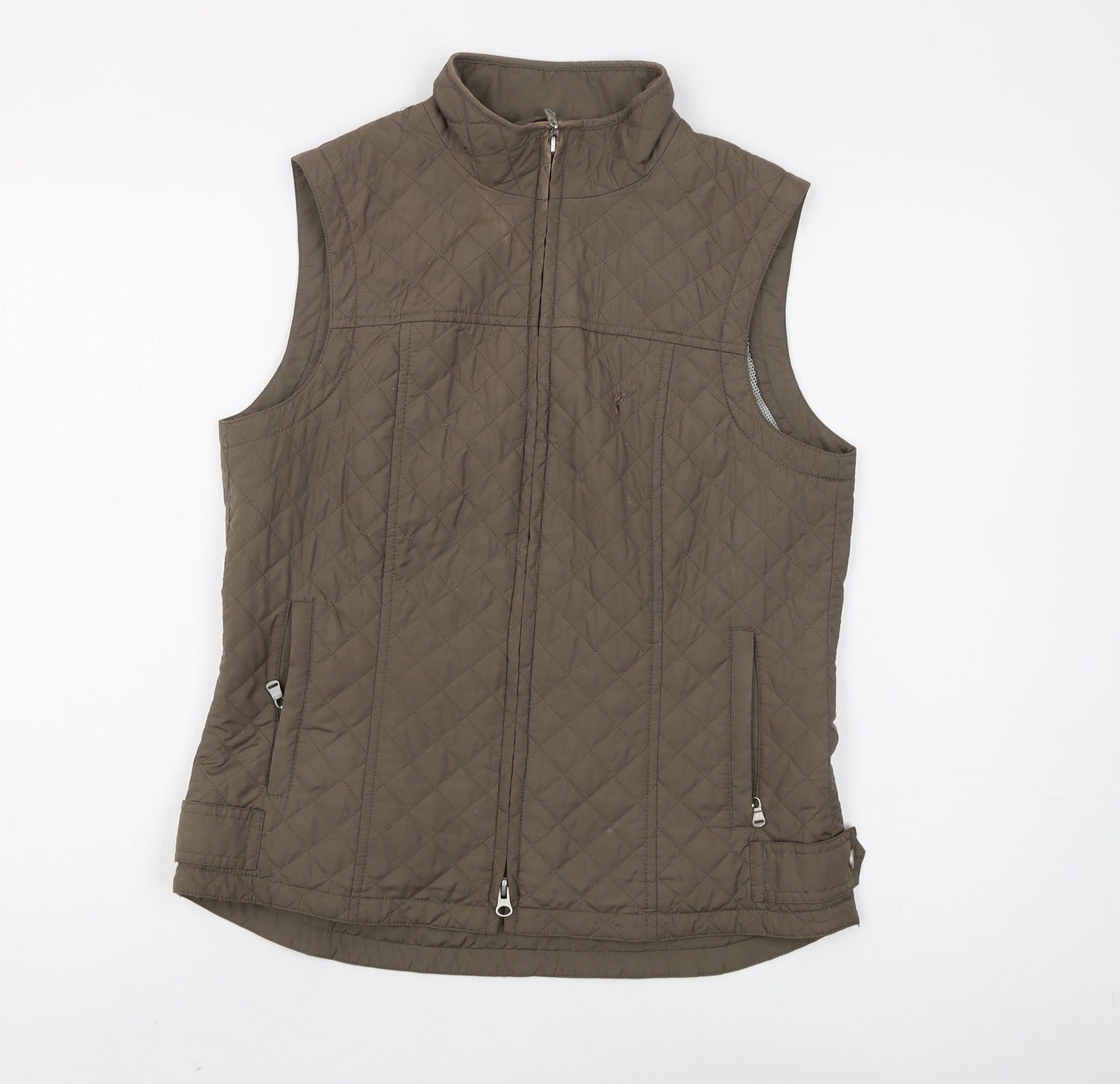 Golfino Women’s Brown Quilted Waistcoat Size 12